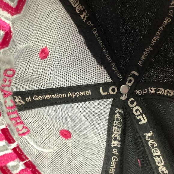 Pink Chicago Snapback Hat Horns Leader L.O.G.A. Generation Apparel Adjustable - Picture 9 of 10